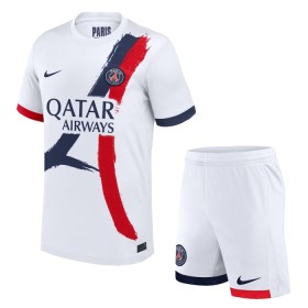 Jalkapallo Peliasut Paris Saint-Germain Lasten Vieras Pelipaita 2024-25 Lyhythihainen